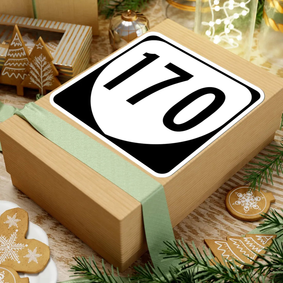 Virginia 170 1980 (Virginia) (Road Sign) STICKER Vinyl Kiss-Cut Decal - The Sticker Space