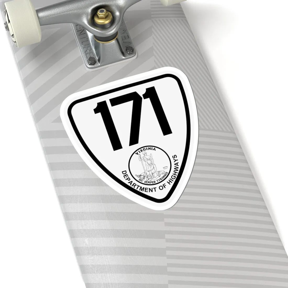 Virginia 171 1924 (Virginia) (Road Sign) STICKER Vinyl Kiss-Cut Decal - The Sticker Space