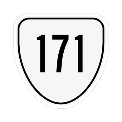 Virginia 171 1956 (Virginia) (Road Sign) STICKER Vinyl Kiss-Cut Decal 4 Inch White - The Sticker Space