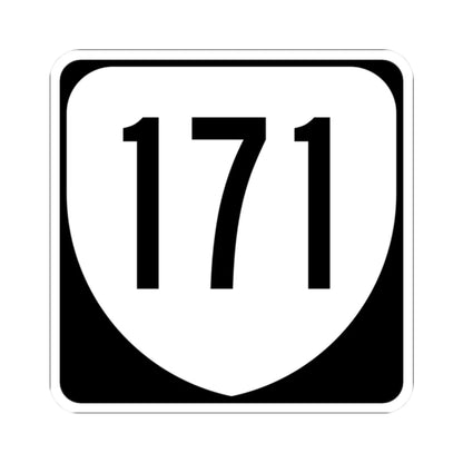 Virginia 171 1980 (Virginia) (Road Sign) STICKER Vinyl Kiss-Cut Decal 2 Inch White - The Sticker Space