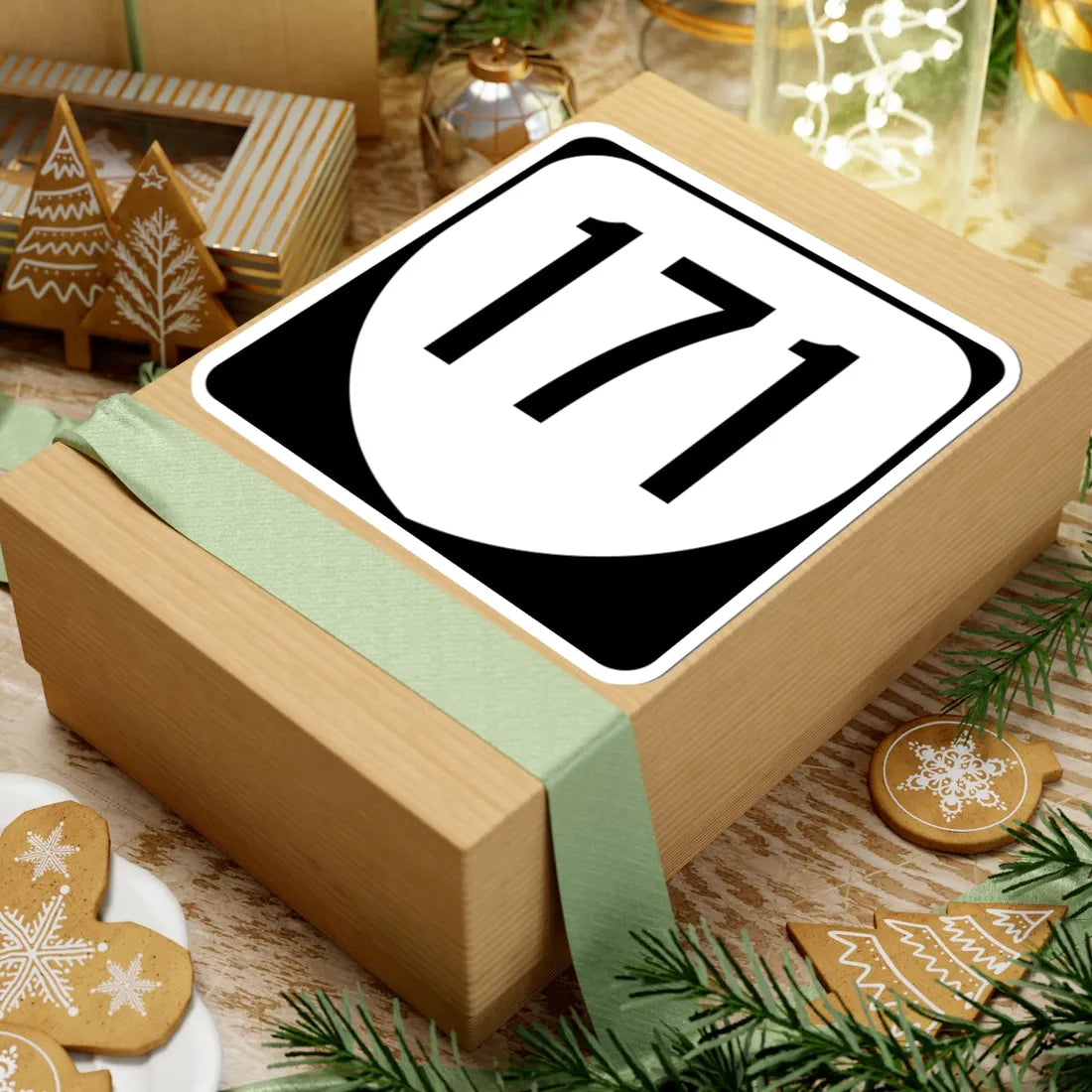 Virginia 171 1980 (Virginia) (Road Sign) STICKER Vinyl Kiss-Cut Decal - The Sticker Space