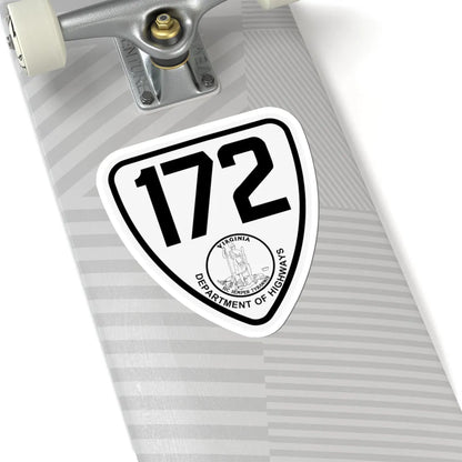 Virginia 172 1924 (Virginia) (Road Sign) STICKER Vinyl Kiss-Cut Decal - The Sticker Space