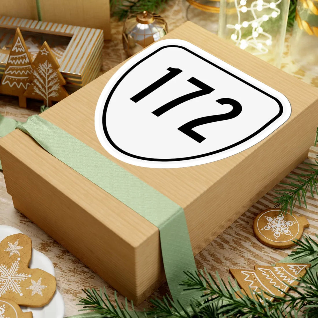 Virginia 172 1956 (Virginia) (Road Sign) STICKER Vinyl Kiss-Cut Decal - The Sticker Space