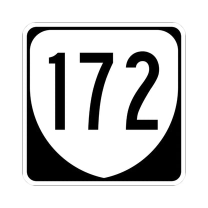 Virginia 172 1980 (Virginia) (Road Sign) STICKER Vinyl Kiss-Cut Decal 3 Inch White - The Sticker Space
