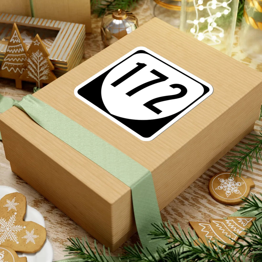 Virginia 172 1980 (Virginia) (Road Sign) STICKER Vinyl Kiss-Cut Decal - The Sticker Space