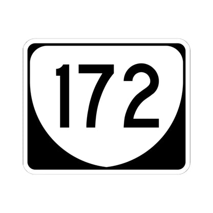 Virginia 172 (Virginia) (Road Sign) STICKER Vinyl Kiss-Cut Decal 6 Inch White - The Sticker Space