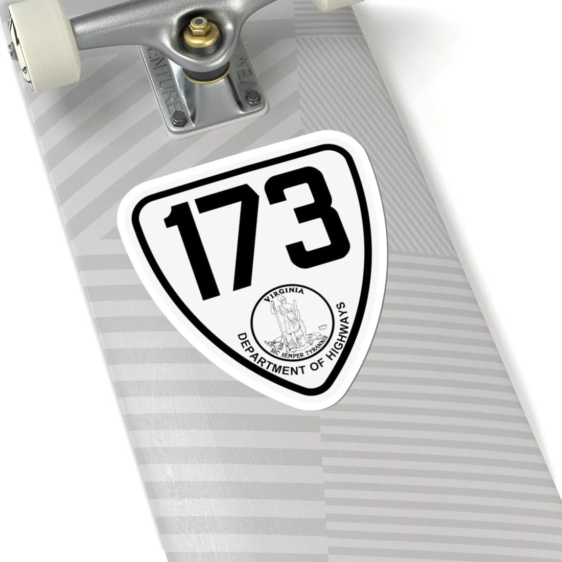 Virginia 173 1924 (Virginia) (Road Sign) STICKER Vinyl Kiss-Cut Decal - The Sticker Space