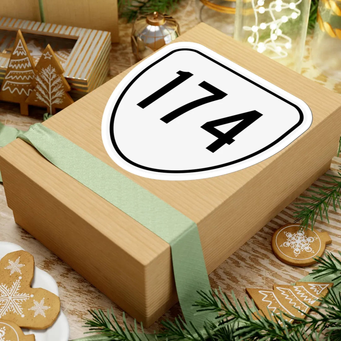 Virginia 174 1956 (Virginia) (Road Sign) STICKER Vinyl Kiss-Cut Decal - The Sticker Space