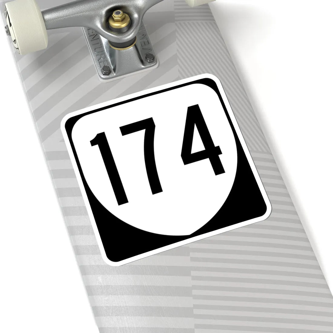 Virginia 174 1980 (Virginia) (Road Sign) STICKER Vinyl Kiss-Cut Decal - The Sticker Space