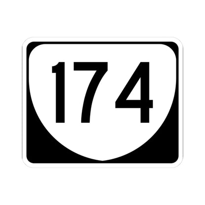 Virginia 174 (Virginia) (Road Sign) STICKER Vinyl Kiss-Cut Decal 3 Inch White - The Sticker Space