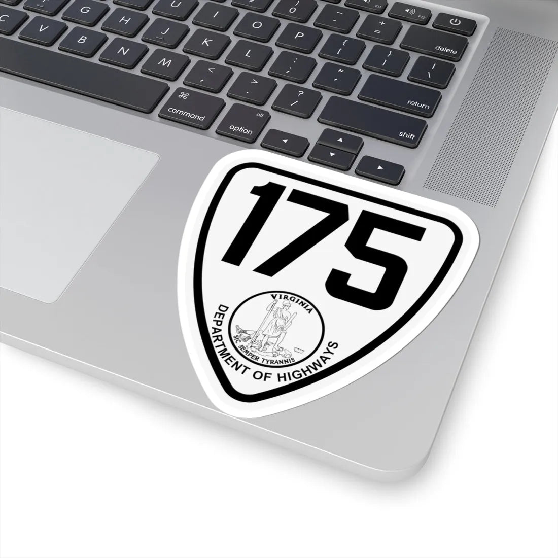 Virginia 175 1924 (Virginia) (Road Sign) STICKER Vinyl Kiss-Cut Decal - The Sticker Space