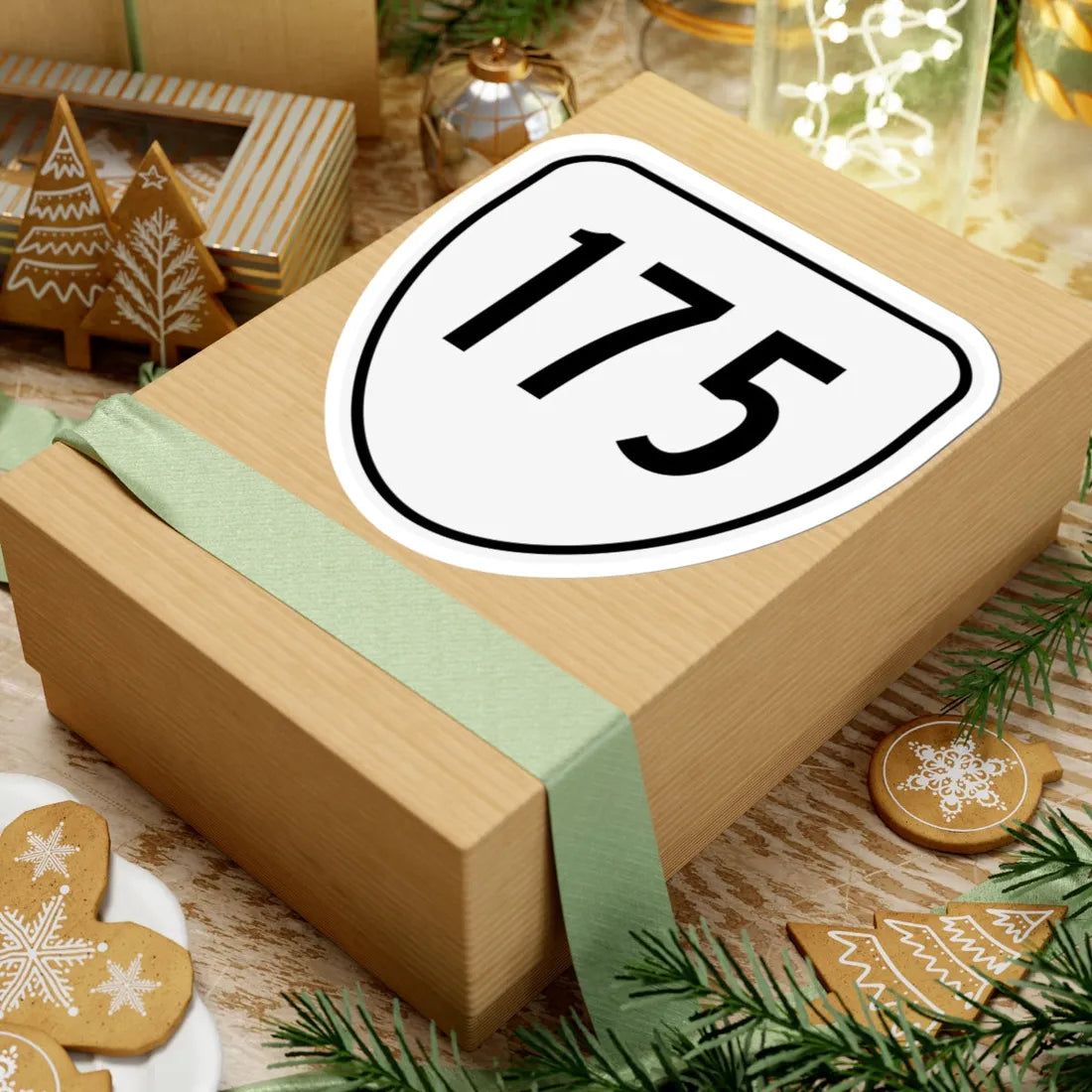 Virginia 175 1956 (Virginia) (Road Sign) STICKER Vinyl Kiss-Cut Decal - The Sticker Space