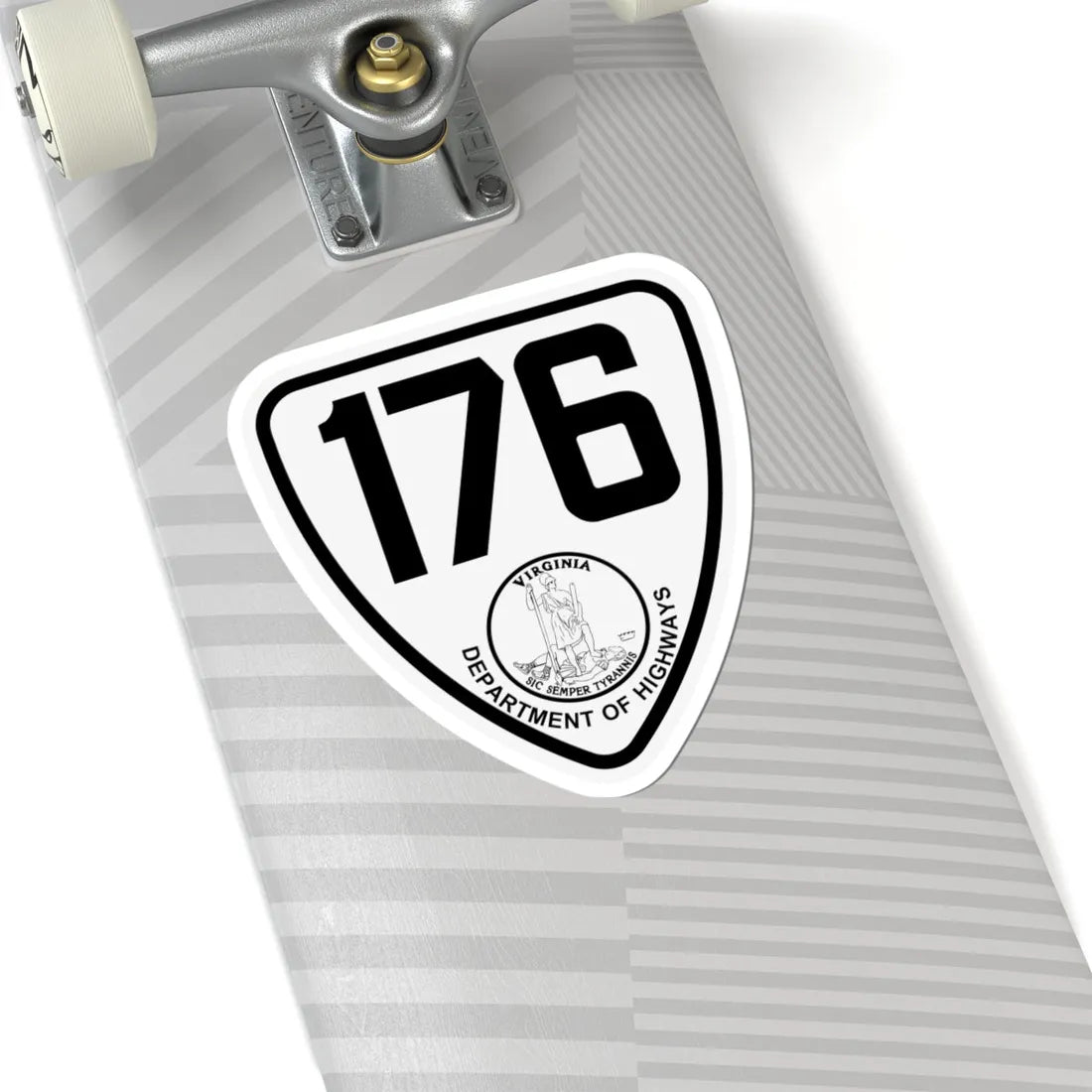 Virginia 176 1924 (Virginia) (Road Sign) STICKER Vinyl Kiss-Cut Decal - The Sticker Space