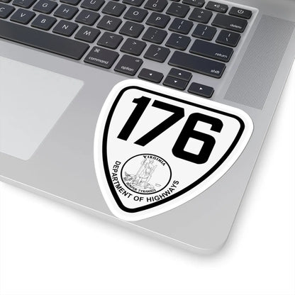 Virginia 176 1924 (Virginia) (Road Sign) STICKER Vinyl Kiss-Cut Decal - The Sticker Space