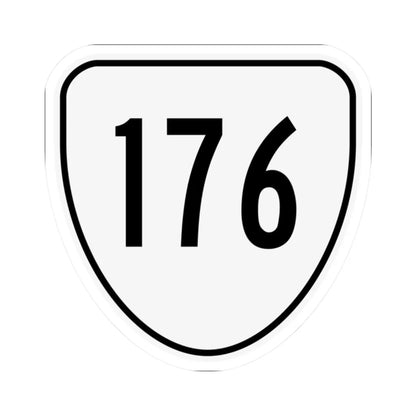 Virginia 176 1956 (Virginia) (Road Sign) STICKER Vinyl Kiss-Cut Decal 2 Inch White - The Sticker Space
