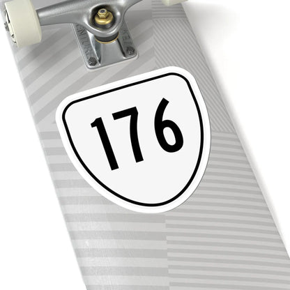 Virginia 176 1956 (Virginia) (Road Sign) STICKER Vinyl Kiss-Cut Decal - The Sticker Space