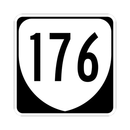 Virginia 176 1980 (Virginia) (Road Sign) STICKER Vinyl Kiss-Cut Decal 3 Inch White - The Sticker Space