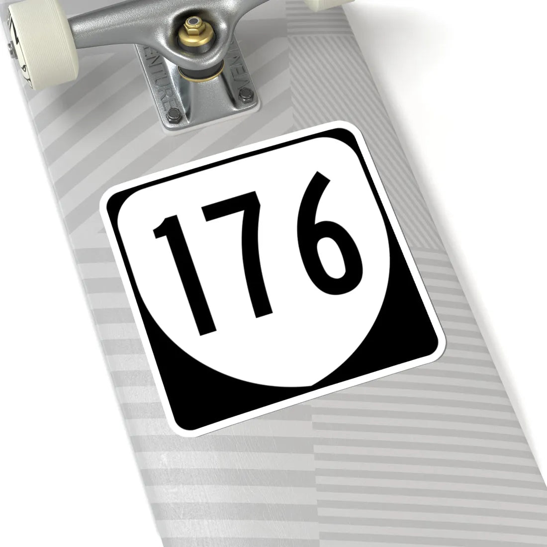 Virginia 176 1980 (Virginia) (Road Sign) STICKER Vinyl Kiss-Cut Decal - The Sticker Space