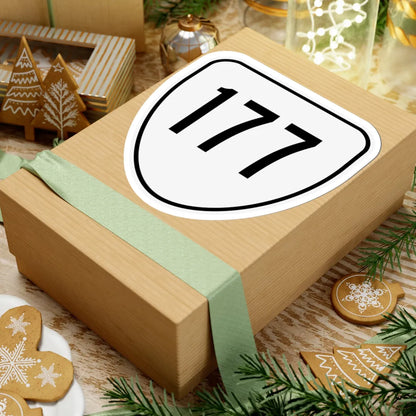 Virginia 177 1956 (Virginia) (Road Sign) STICKER Vinyl Kiss-Cut Decal - The Sticker Space