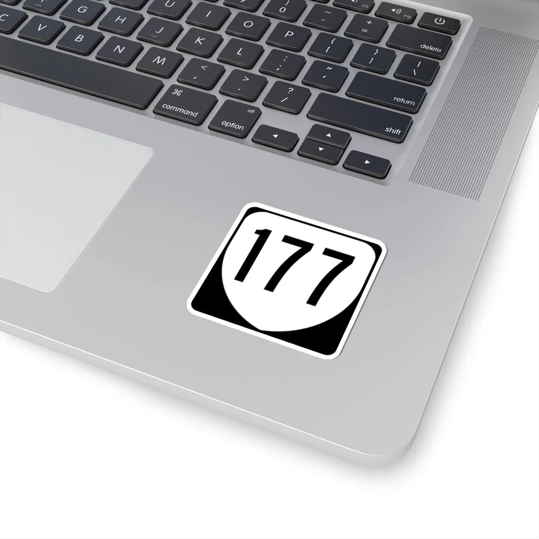 Virginia 177 1980 (Virginia) (Road Sign) STICKER Vinyl Kiss-Cut Decal - The Sticker Space