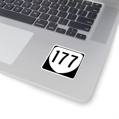 Virginia 177 1980 (Virginia) (Road Sign) STICKER Vinyl Kiss-Cut Decal - The Sticker Space