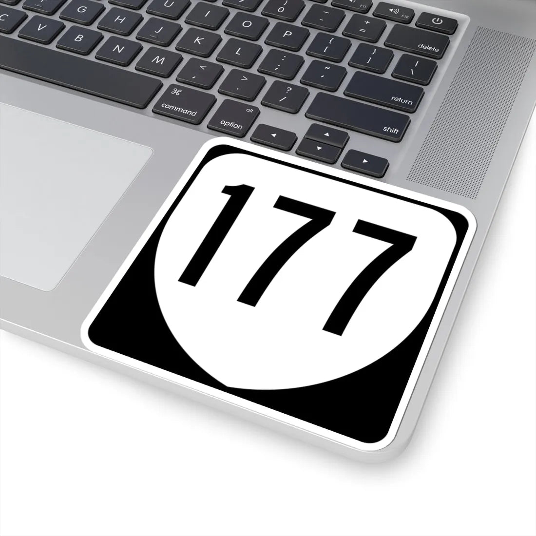 Virginia 177 1980 (Virginia) (Road Sign) STICKER Vinyl Kiss-Cut Decal - The Sticker Space