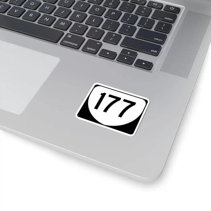 Virginia 177 (Virginia) (Road Sign) STICKER Vinyl Kiss-Cut Decal - The Sticker Space