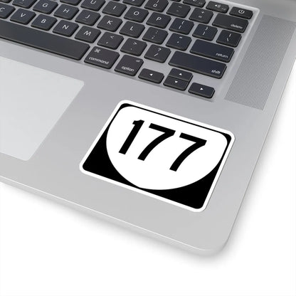 Virginia 177 (Virginia) (Road Sign) STICKER Vinyl Kiss-Cut Decal - The Sticker Space