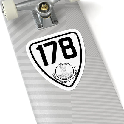 Virginia 178 1924 (Virginia) (Road Sign) STICKER Vinyl Kiss-Cut Decal - The Sticker Space