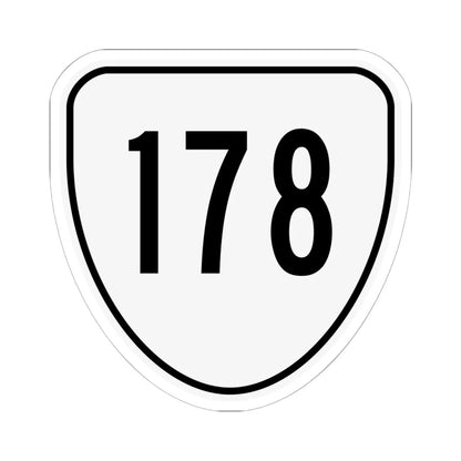 Virginia 178 1956 (Virginia) (Road Sign) STICKER Vinyl Kiss-Cut Decal 6 Inch White - The Sticker Space