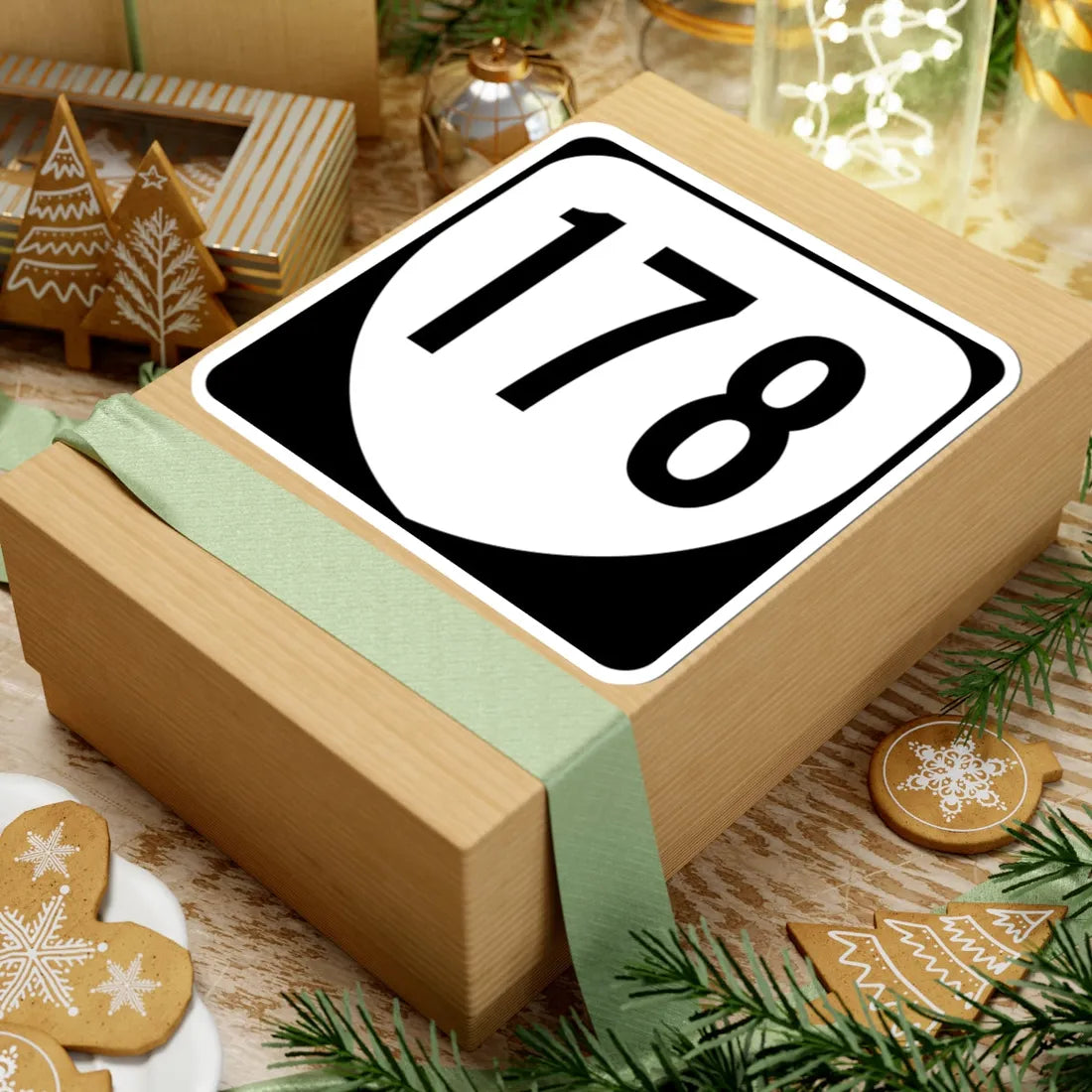 Virginia 178 1980 (Virginia) (Road Sign) STICKER Vinyl Kiss-Cut Decal - The Sticker Space