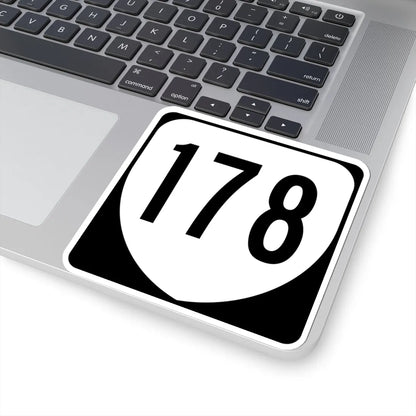 Virginia 178 1980 (Virginia) (Road Sign) STICKER Vinyl Kiss-Cut Decal - The Sticker Space