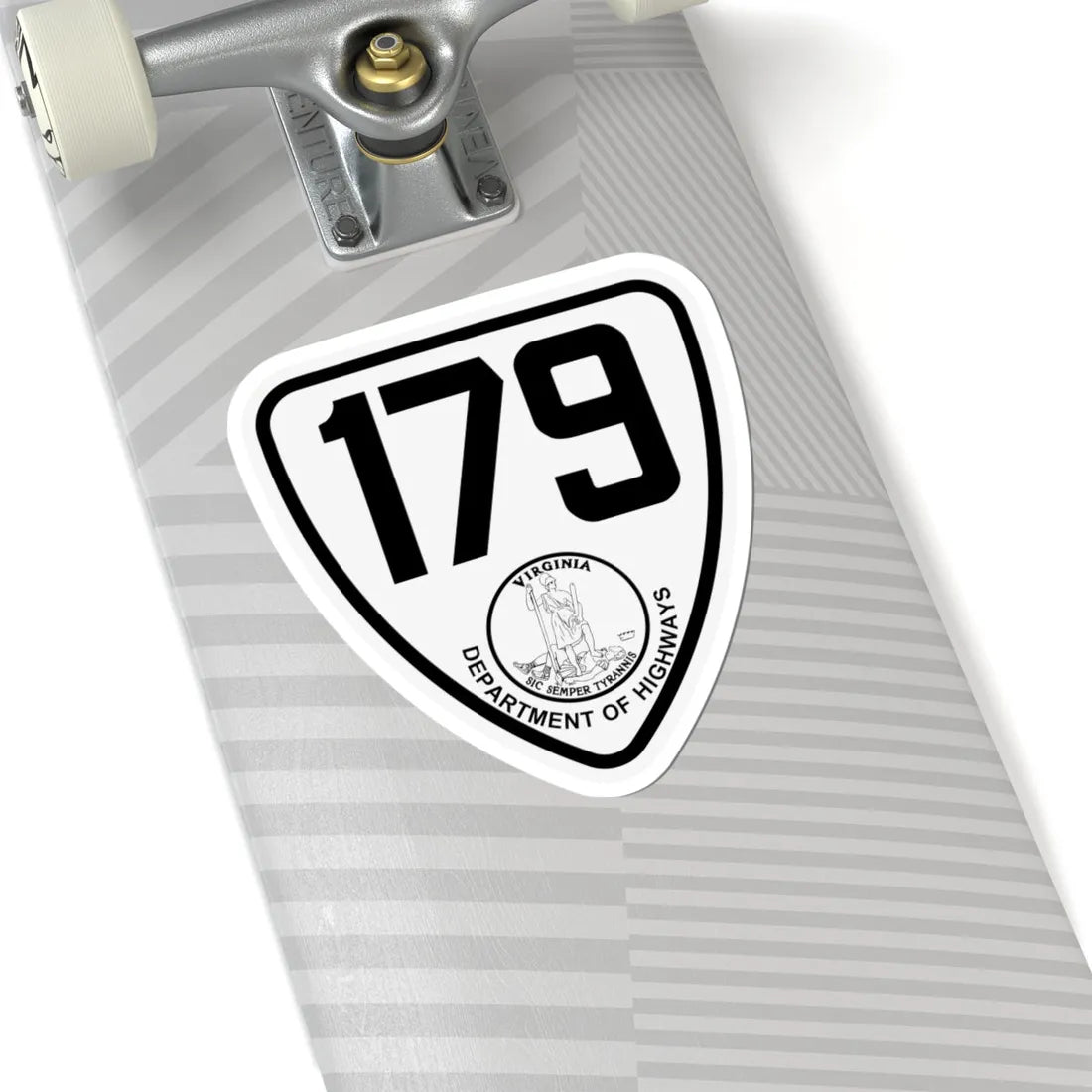 Virginia 179 1924 (Virginia) (Road Sign) STICKER Vinyl Kiss-Cut Decal - The Sticker Space