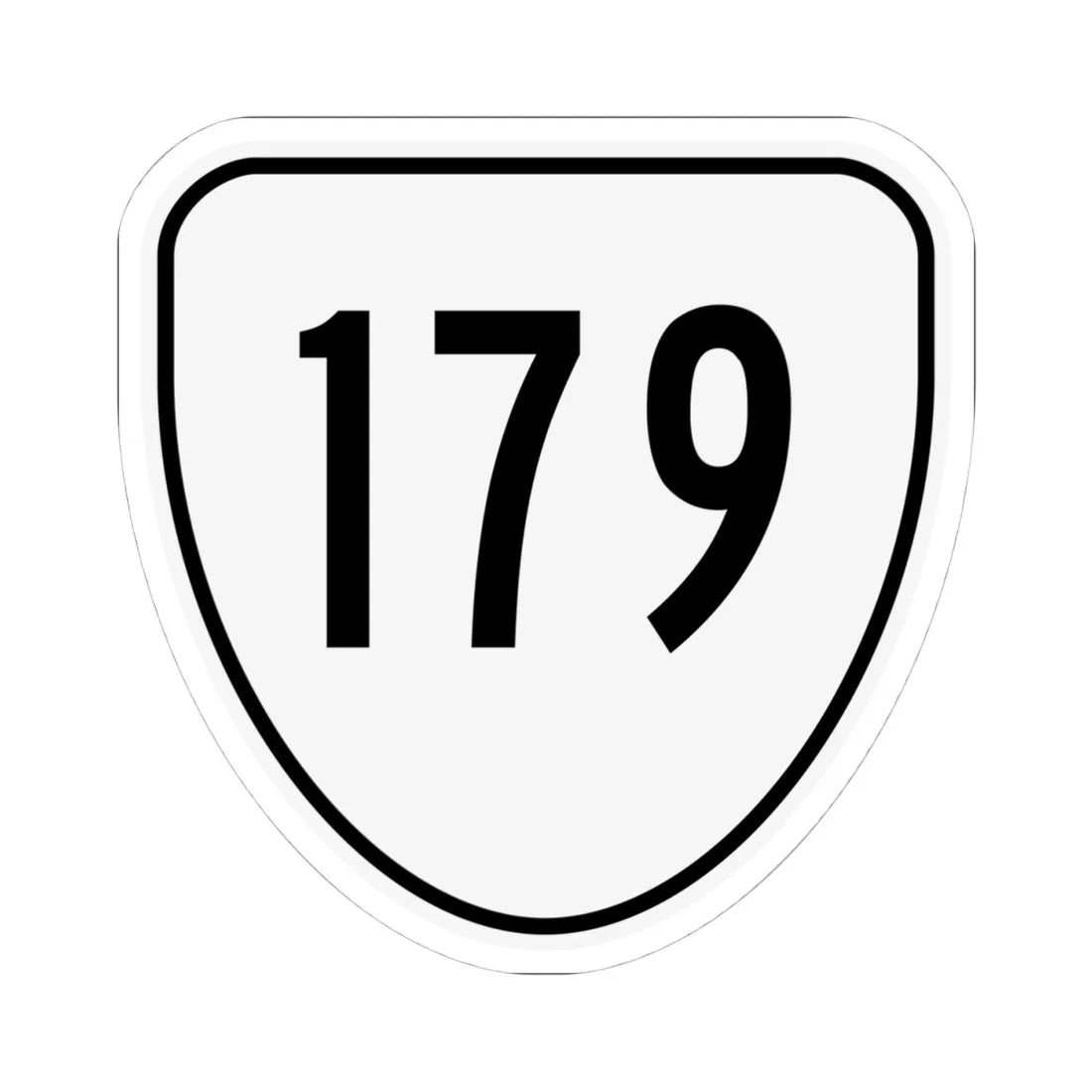 Virginia 179 1956 (Virginia) (Road Sign) STICKER Vinyl Kiss-Cut Decal 4 Inch White - The Sticker Space