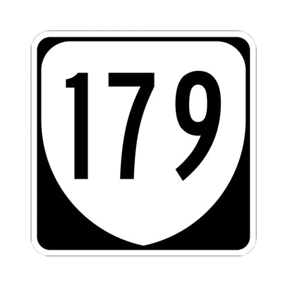Virginia 179 1980 (Virginia) (Road Sign) STICKER Vinyl Kiss-Cut Decal 4 Inch White - The Sticker Space