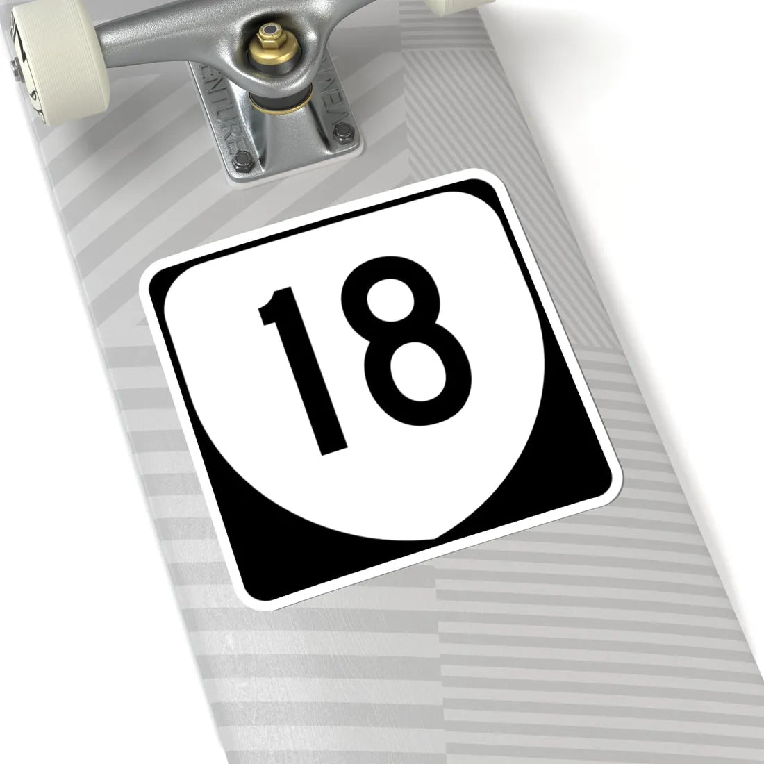 Virginia 18 (Virginia) (Road Sign) STICKER Vinyl Kiss-Cut Decal - The Sticker Space