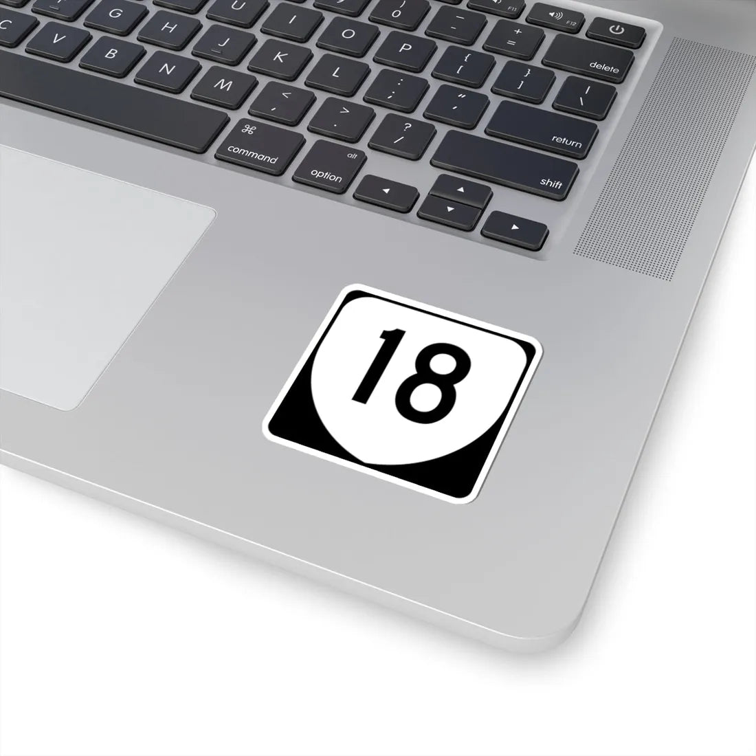 Virginia 18 (Virginia) (Road Sign) STICKER Vinyl Kiss-Cut Decal - The Sticker Space