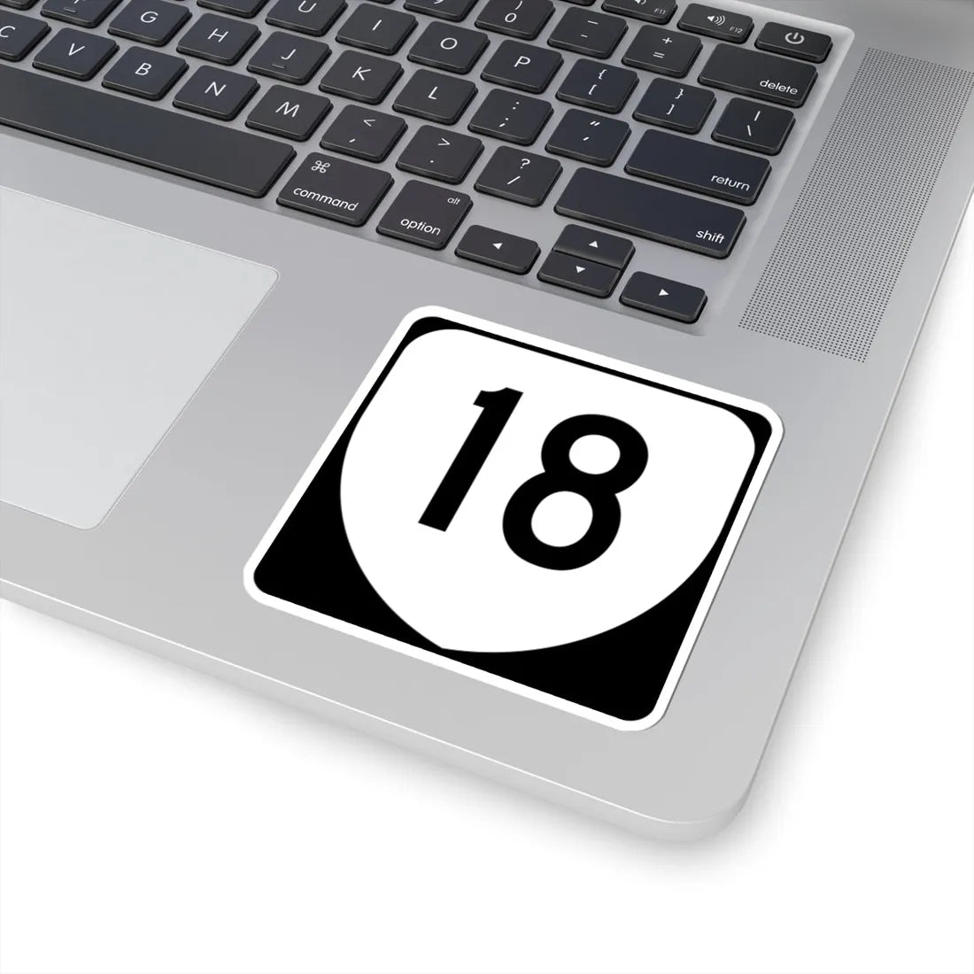 Virginia 18 (Virginia) (Road Sign) STICKER Vinyl Kiss-Cut Decal - The Sticker Space