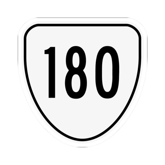 Virginia 180 1956 (Virginia) (Road Sign) STICKER Vinyl Kiss-Cut Decal 2 Inch White - The Sticker Space