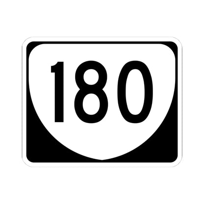 Virginia 180 (Virginia) (Road Sign) STICKER Vinyl Kiss-Cut Decal 4 Inch White - The Sticker Space