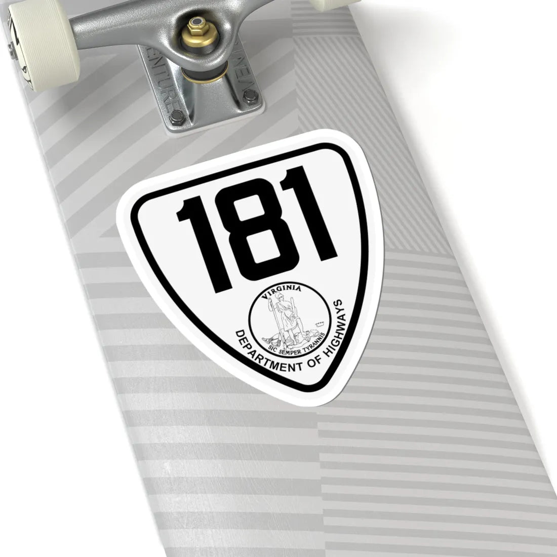 Virginia 181 1924 (Virginia) (Road Sign) STICKER Vinyl Kiss-Cut Decal - The Sticker Space