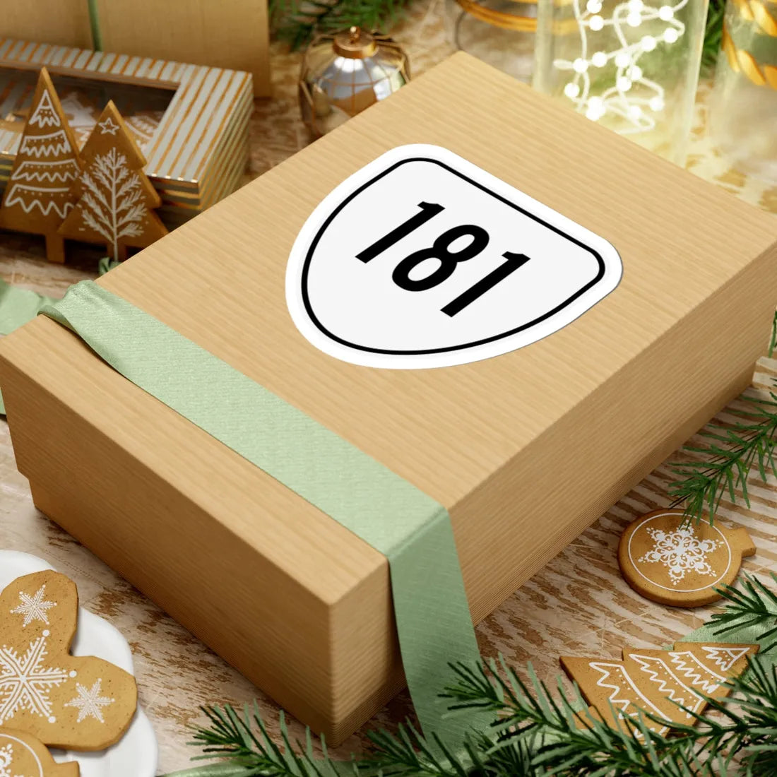 Virginia 181 1956 (Virginia) (Road Sign) STICKER Vinyl Kiss-Cut Decal - The Sticker Space