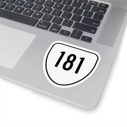 Virginia 181 1956 (Virginia) (Road Sign) STICKER Vinyl Kiss-Cut Decal - The Sticker Space