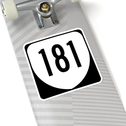 Virginia 181 1980 (Virginia) (Road Sign) STICKER Vinyl Kiss-Cut Decal - The Sticker Space