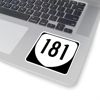 Virginia 181 1980 (Virginia) (Road Sign) STICKER Vinyl Kiss-Cut Decal - The Sticker Space