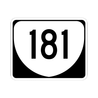 Virginia 181 (Virginia) (Road Sign) STICKER Vinyl Kiss-Cut Decal 6 Inch White - The Sticker Space