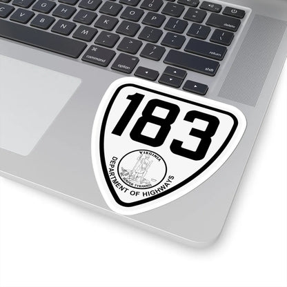 Virginia 183 1924 (Virginia) (Road Sign) STICKER Vinyl Kiss-Cut Decal - The Sticker Space