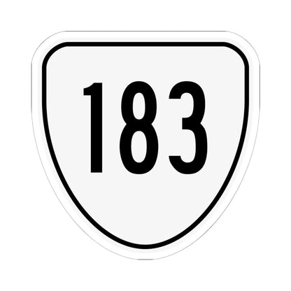 Virginia 183 1956 (Virginia) (Road Sign) STICKER Vinyl Kiss-Cut Decal 6 Inch White - The Sticker Space