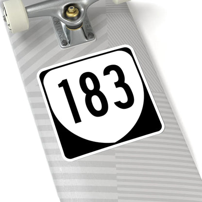 Virginia 183 1980 (Virginia) (Road Sign) STICKER Vinyl Kiss-Cut Decal - The Sticker Space