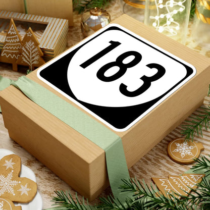 Virginia 183 1980 (Virginia) (Road Sign) STICKER Vinyl Kiss-Cut Decal - The Sticker Space